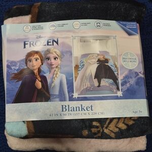Disney Frozen Blue and Pink Blanket